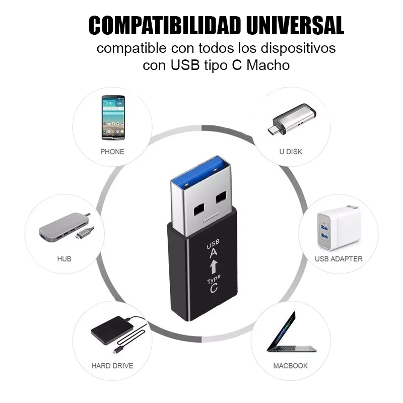 ITSCA - Adaptador USB C - USB A