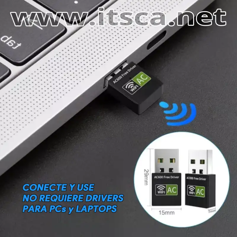 ITSCA - Adaptador Wifi-USB Generico AC6650