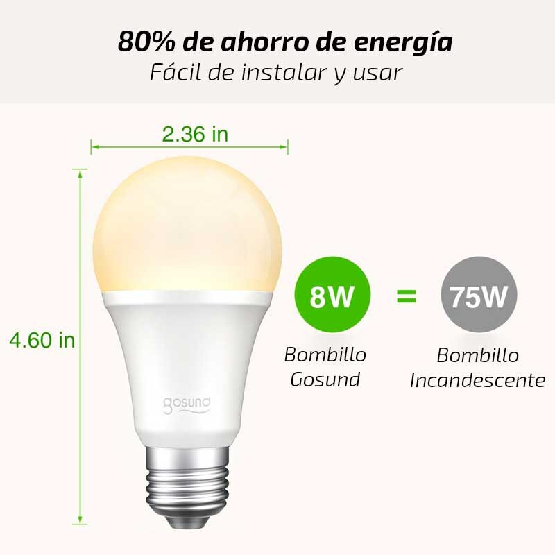 ITSCA - Bombillo inteligente Gosund LB1