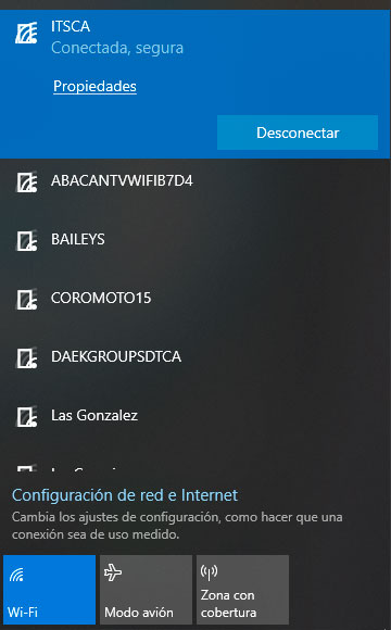 ITSCA - Conexiones Wifi