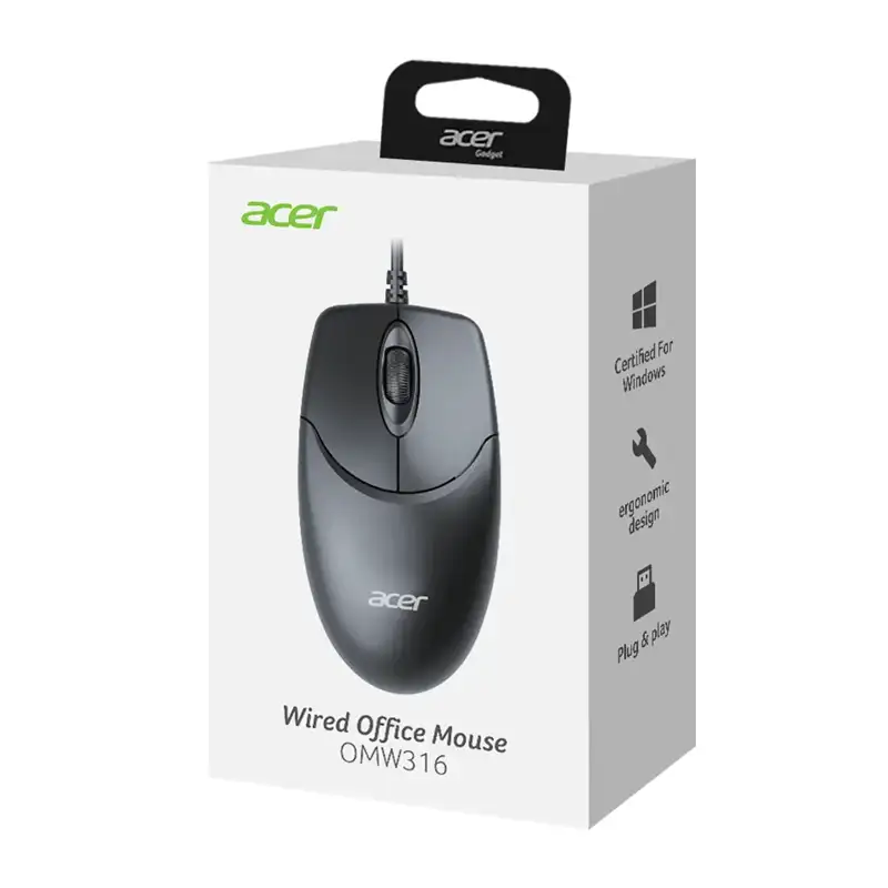 ITSCA - Ratón Optico USB Acer OMW316