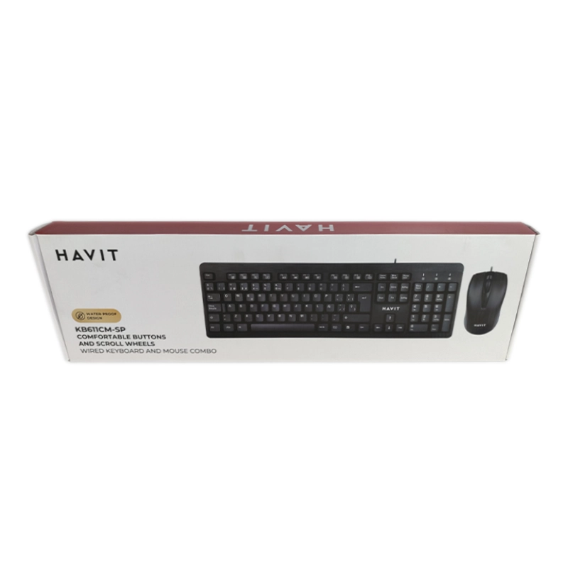 ITSCA - Combo Teclado Ratón USB Havit KB611CM-S